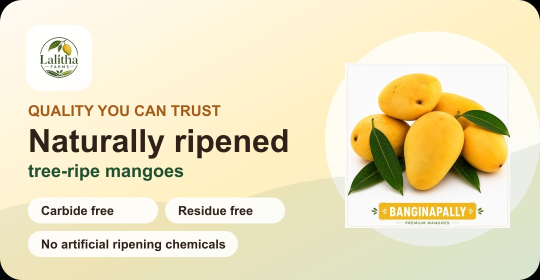 Quality mangoes from Lalitha Farms